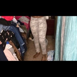 Hollister crop Camo pants